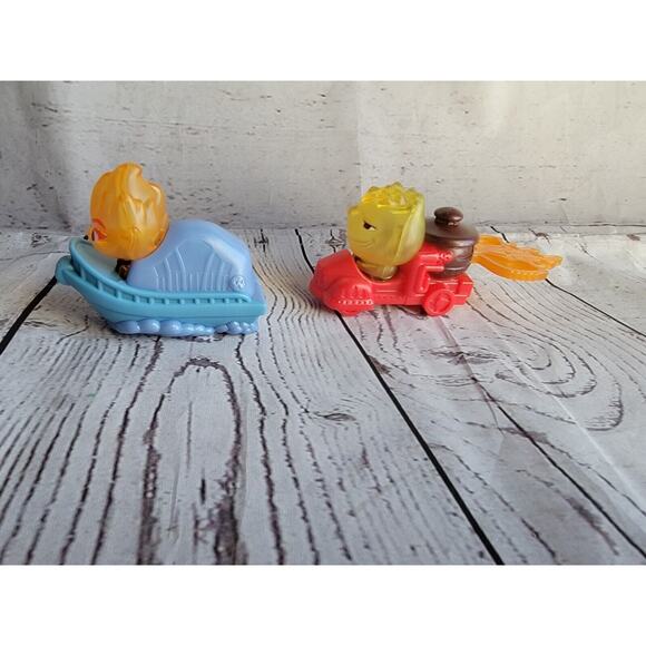 2023 McDonald's Disney Happy Meal Toys Elemental Ember And Bernie Tanker Truck - Picture 4 of 7